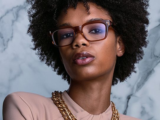 Black woman wearing eyeglasses